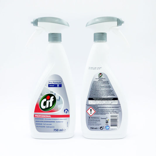 CIF WASHROOM CLEANER SPRAY 2in1 750ML.