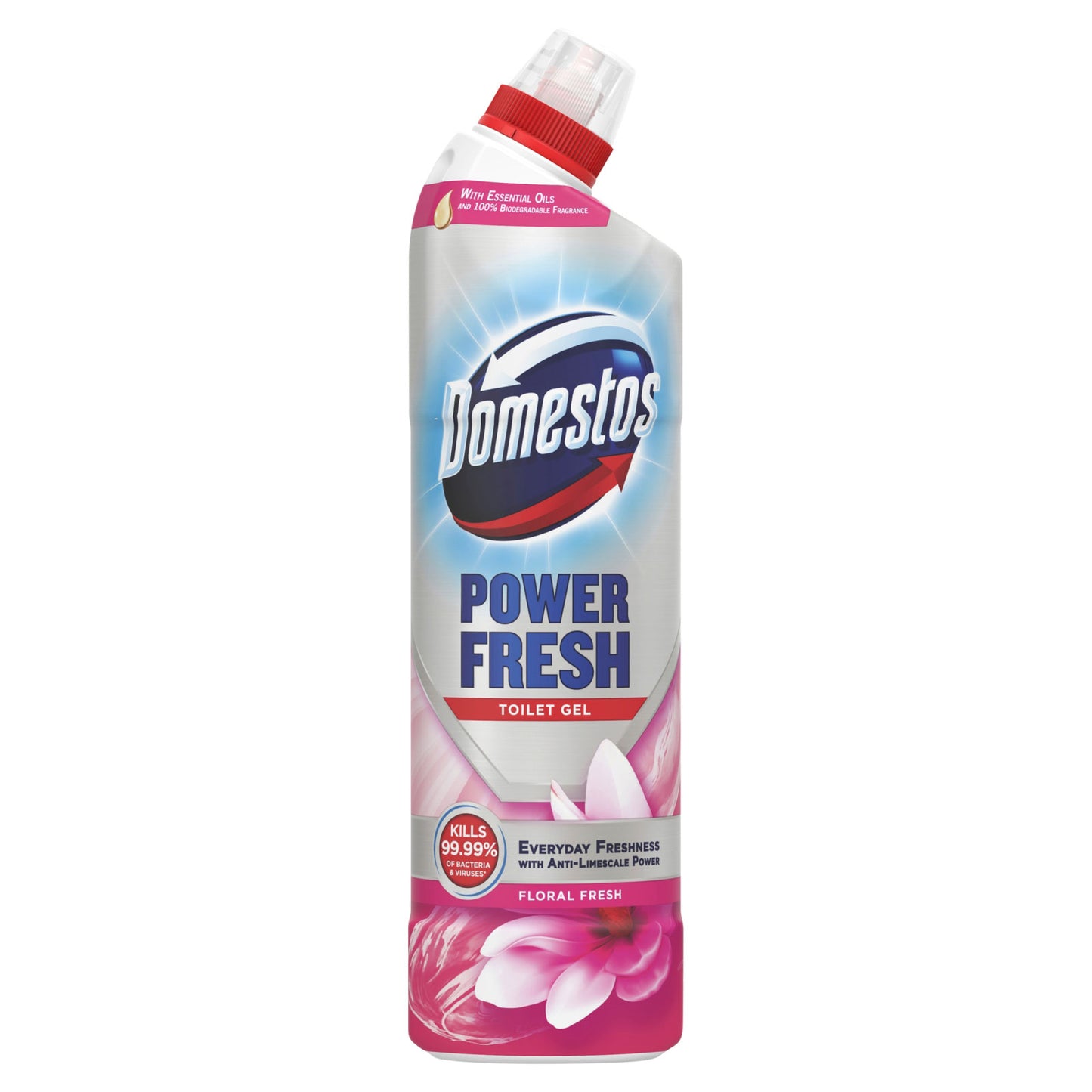 DOMESTOS POWER FRESH TOILET GEL FLORAL 750ML