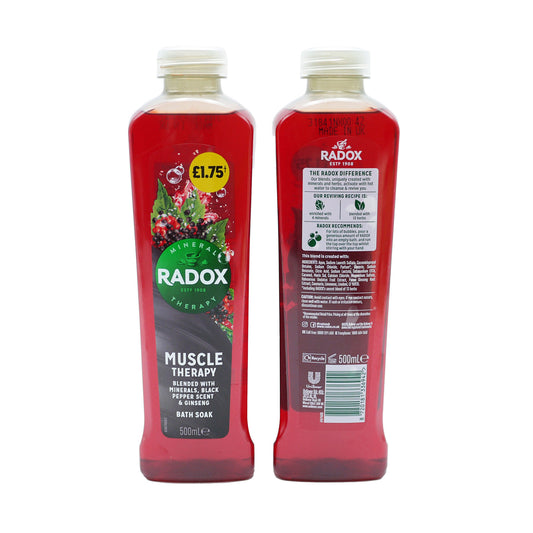 RADOX BATH SOAK MUSCLE THERAPY PM 500ML