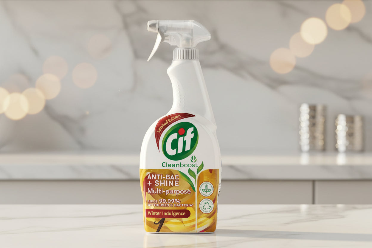 CIF SPRAY POWER & SHINE WINTER INDULGENCE 700ML.