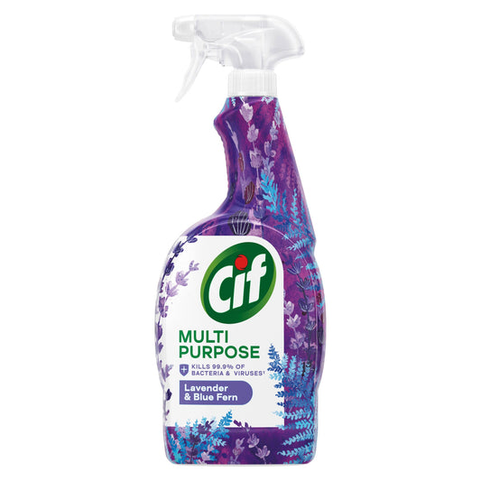 CIF MULTI PURPOSE SPRAY LAVENDER & FERN 750ML.