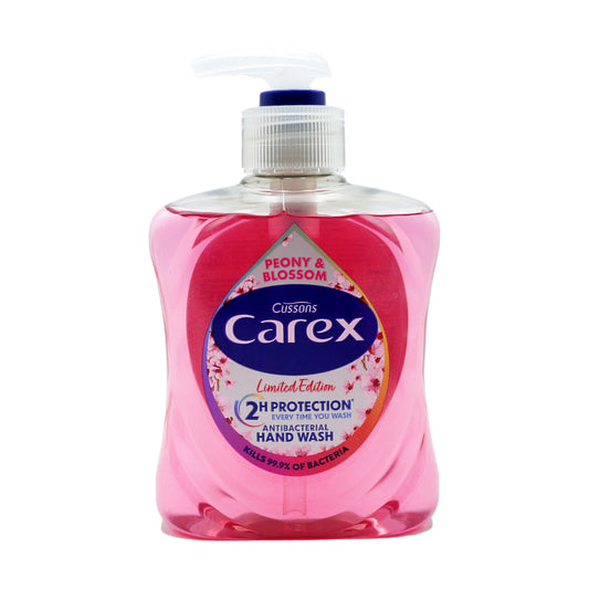 CAREX ANTIBAC HAND WASH PEONY & BLOSSOM 250ML.