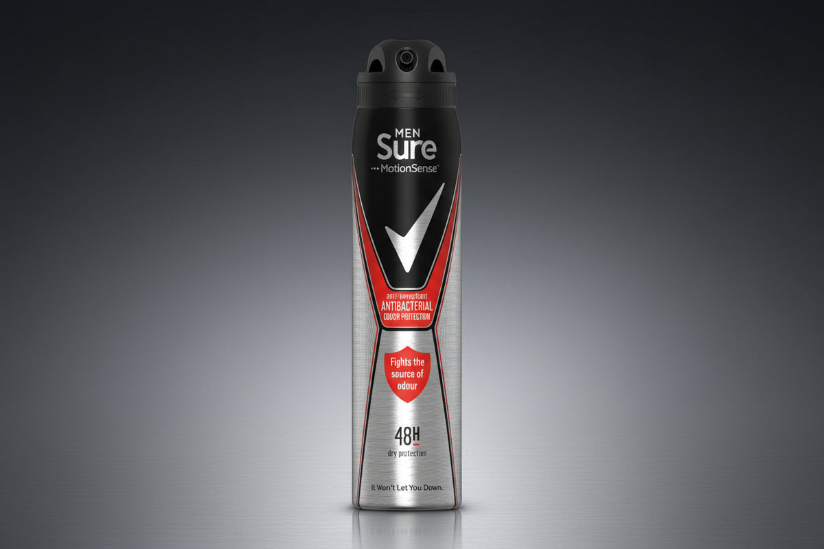 SURE DEODORANT MEN ANTI BACTERIAL 250ML