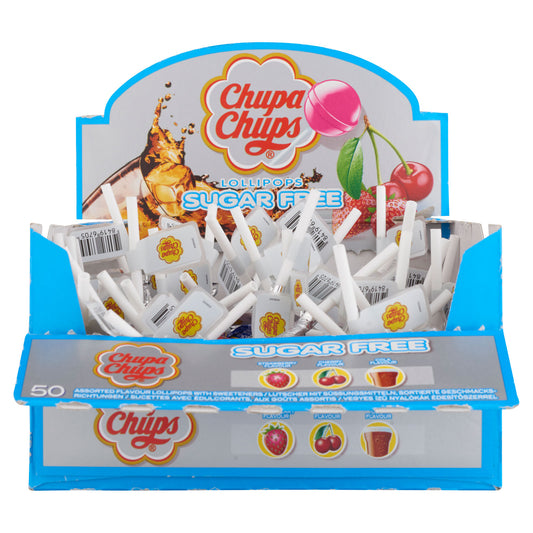 CHUPA CHUPS SUGAR FREE DISPLAY 50'S