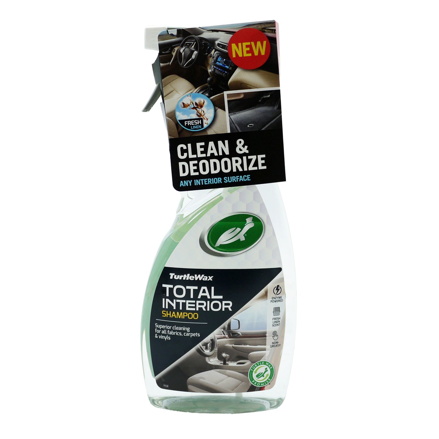 TURTLE WAX SHAMPOO TOTAL INTERIOR 500ML.