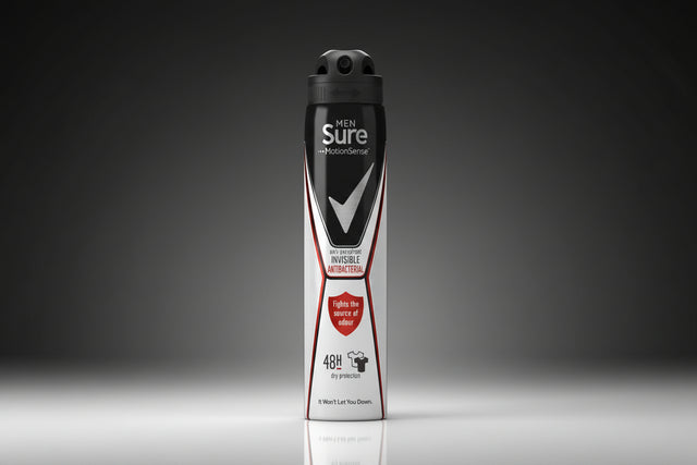 SURE A/P DEODORANT INVISIBLE ANTIBAC 250ML