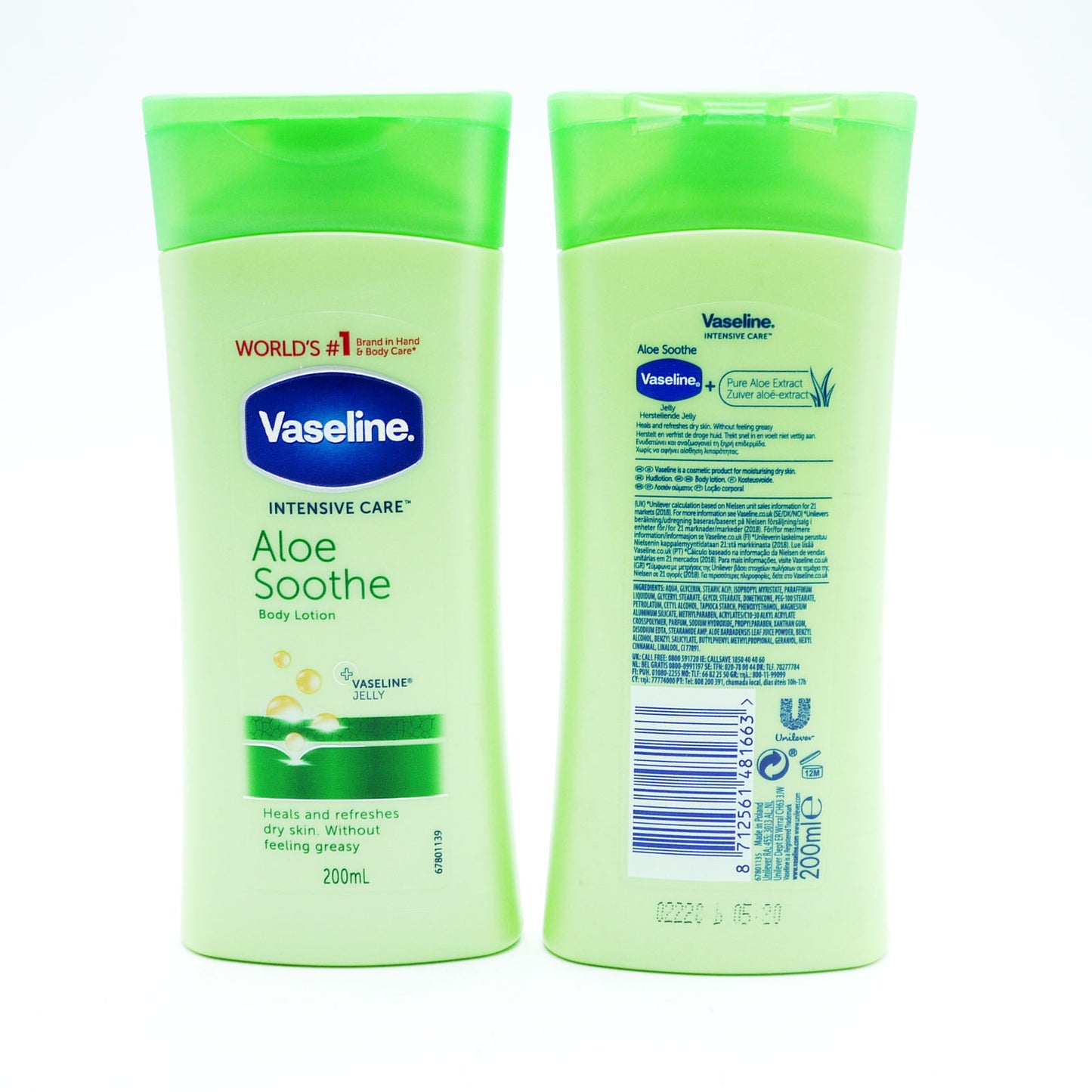 VASELINE LOTION ALOE FRESH 200ML.