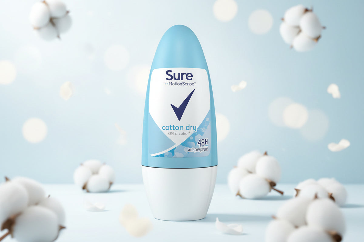 SURE ROLL ON DEODORANT COTTON DRY WOMEN 50ML.