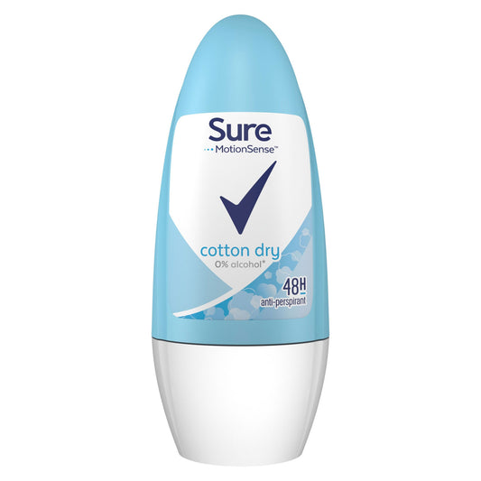 SURE ROLL ON DEODORANT COTTON DRY WOMEN 50ML.