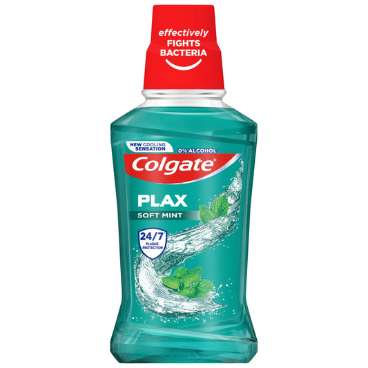 COLGATE PLAX MOUTHWASH SOFTMINT 250ML.