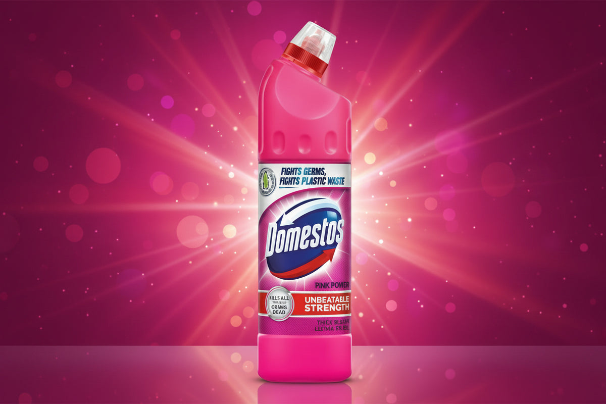 DOMESTOS BLEACH PINK 750ML.