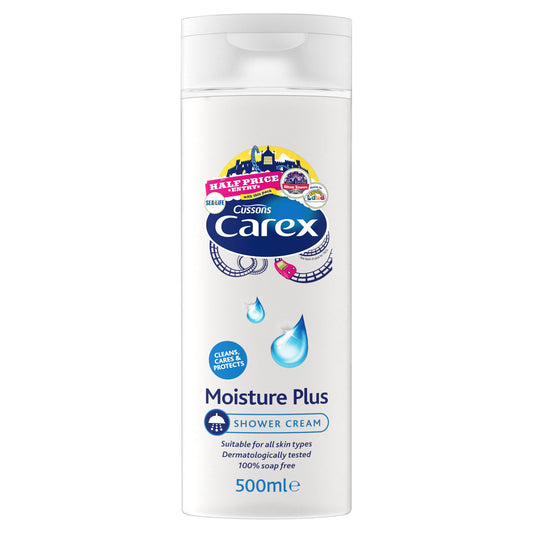 CAREX SHOWER GEL MOISTURE PLUS 500ML.