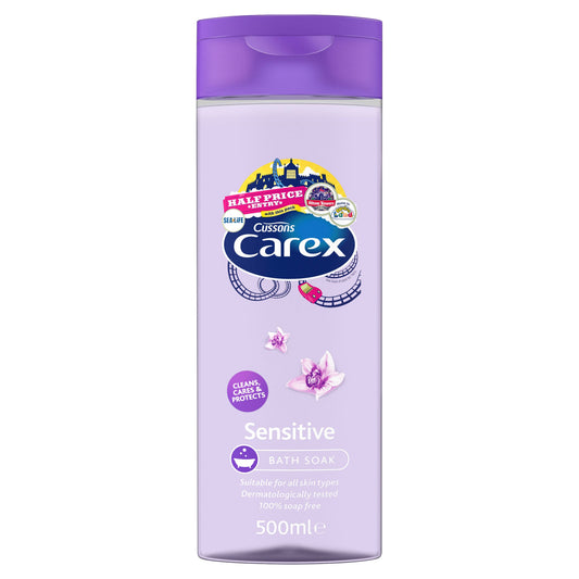 CAREX BATH FOAM WASH SENSITIVE 500ML.