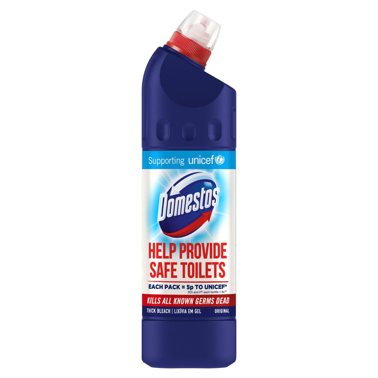 DOMESTOS BLEACH REGULAR 750ML.