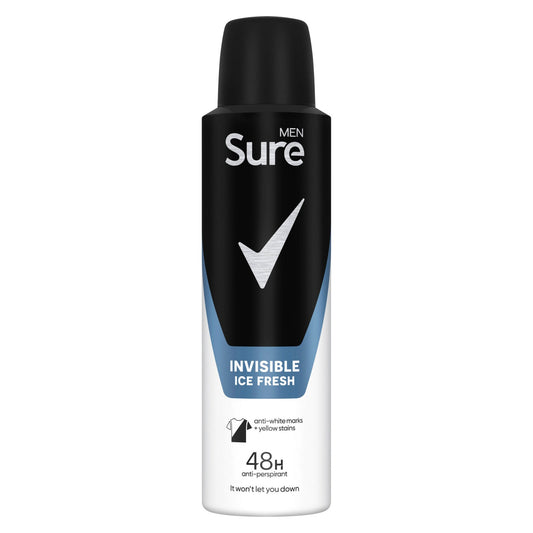 SURE A/P MEN INVISIBLE ICE 200ML.