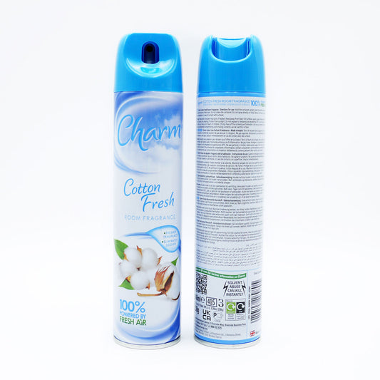 CHARM AIR FRESHENER COTTON 240ML.