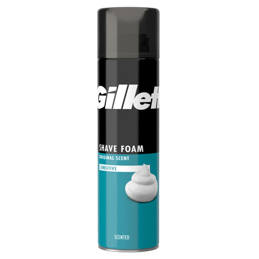 GILLETTE SHAVE FOAM SENSITIVE 200ML