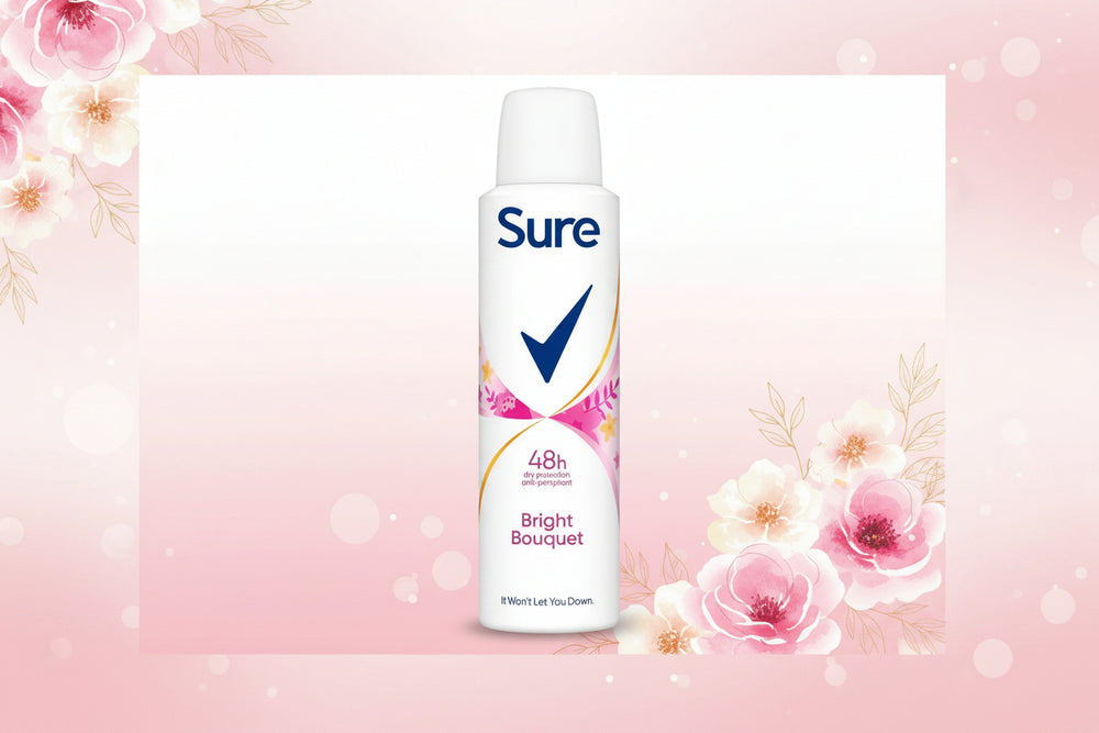 Sure Antiperspirant Deodorant Bright for Woman 150ml.