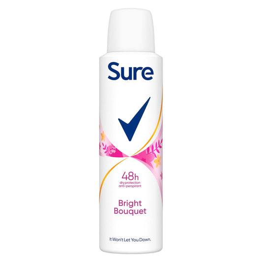 SURE A/P DEODORANT BRIGHT FOR WOMAN 150ML.