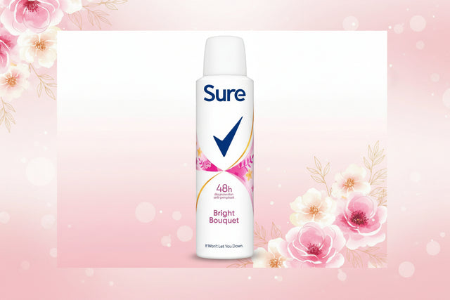Sure Antiperspirant Deodorant Bright for Woman 150ml.