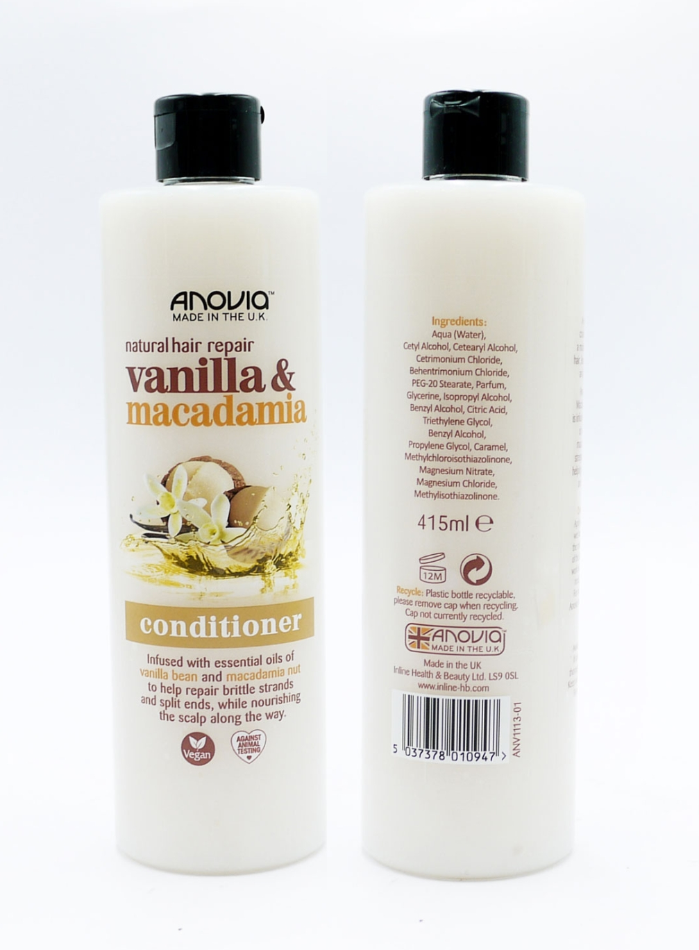 ANOVIA CONDITIONER VANILLA & MACADEMIA 415ML.