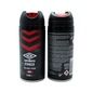 UMBRO BODY SPRAY POWER RED. 150ml.