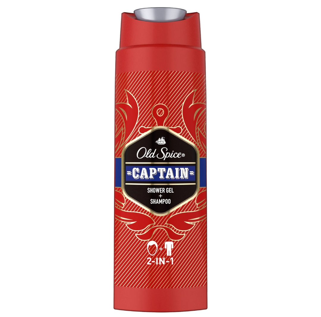 OLD SPICE SHOWER GEL & SHAMPOO CAPTAIN 250ML