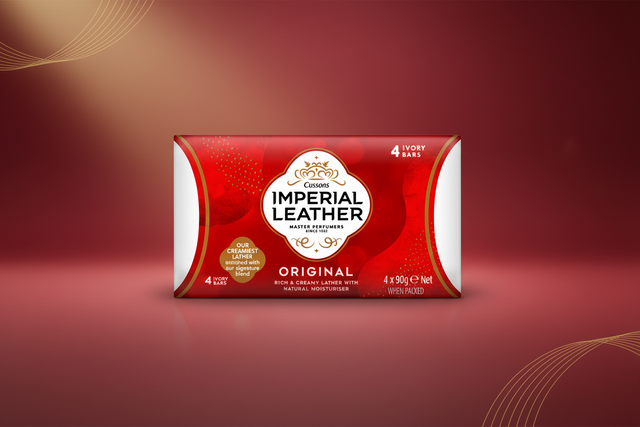 IMPERIAL LEATHER SOAP ORIGINAL4x90g