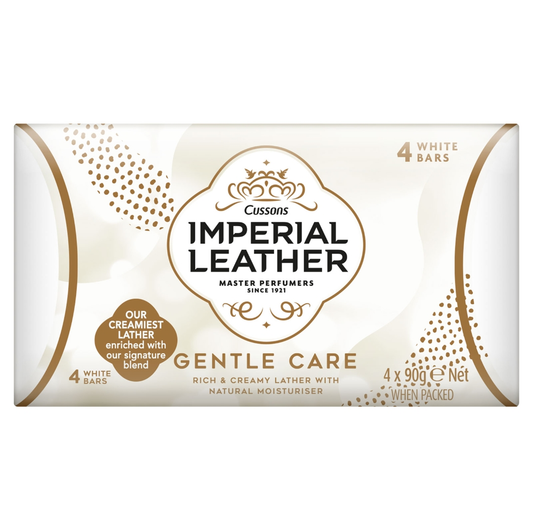 IMPERIAL LEATHER SOAP GENTLE CARE 4x90G