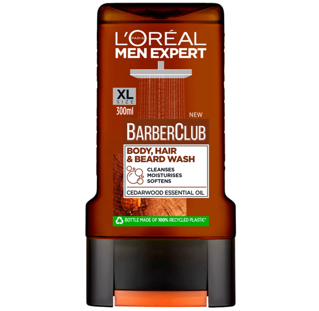 LOREAL MEN EXPERT SHOWER GEL BARBER CLUB 300ML.