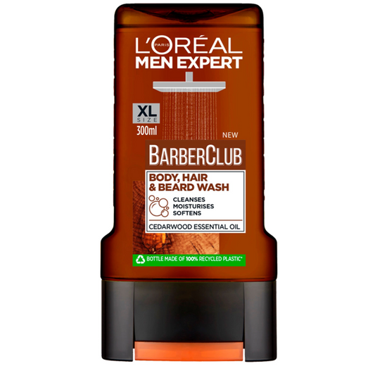 LOREAL MEN EXPERT SHOWER GEL BARBER CLUB 300ML.