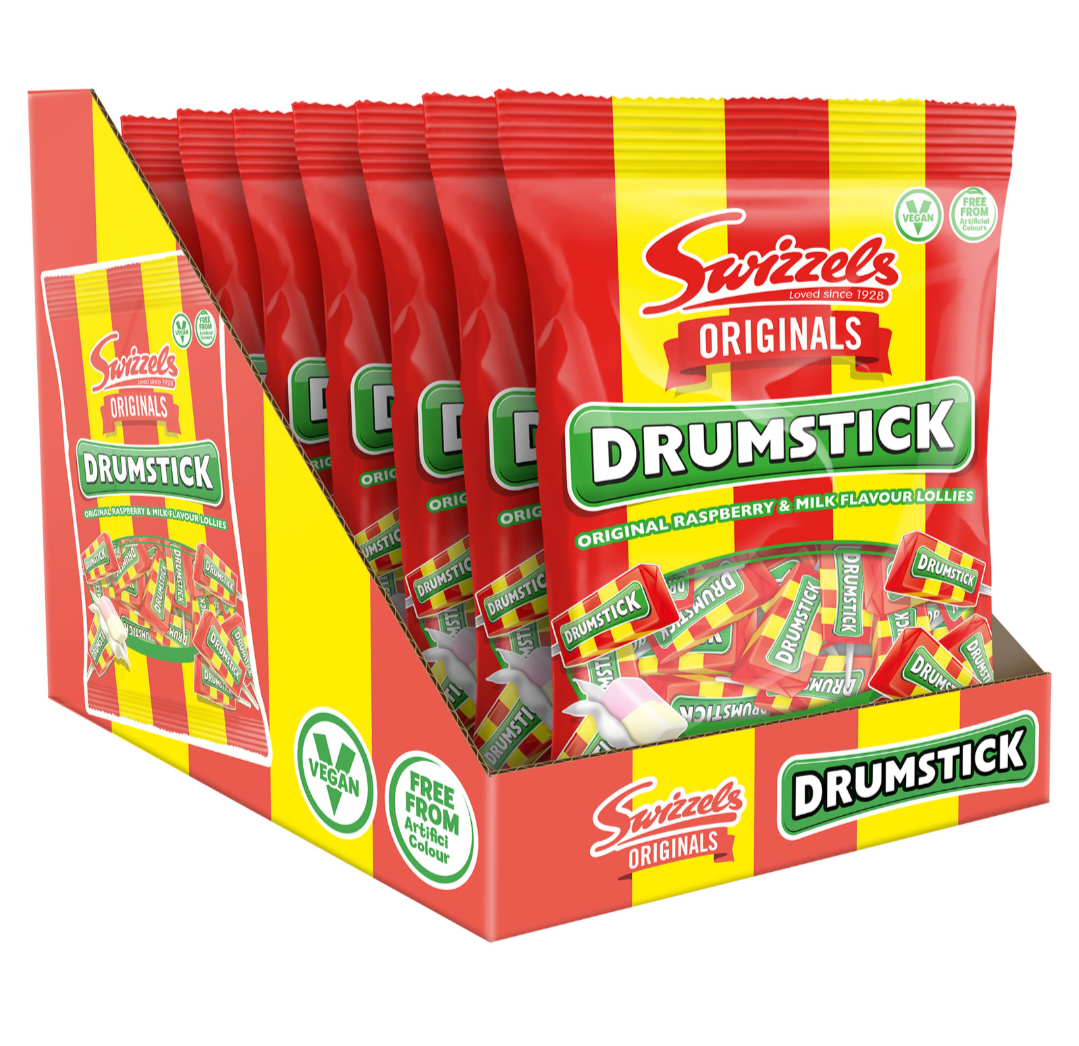 SWIZZELS DRUMSTICK LOLLY BAG 30/11/25   120GM