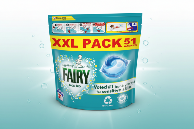 Fairy Laundry Pods Non Bio Sensitive Skin 51W