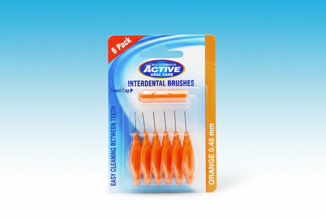 Beauty Formulas Interdental Brushes 0.45mm 6 Pack
