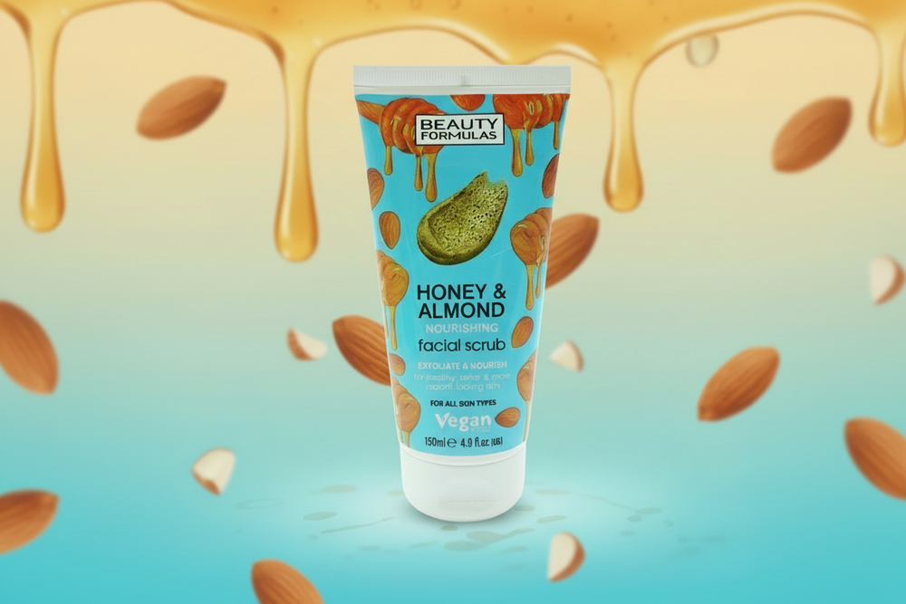 BEAUTY FORMULAS FACE SCRUB HONEY & ALMOND         150ML