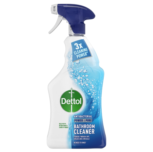 DETTOL SPRAY POWER & PURE BATHROOM 06/26 1Ltr