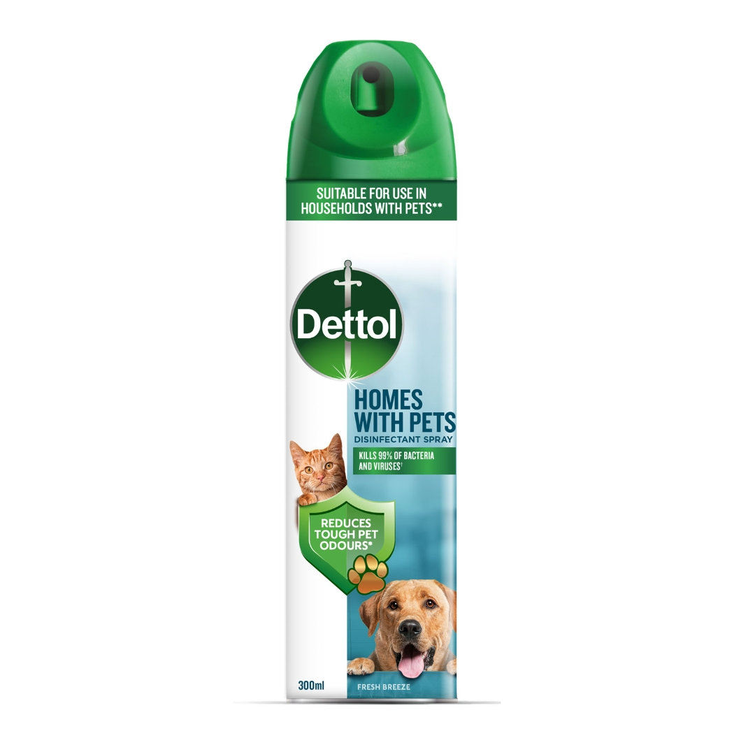 DETTOL DISINFECTANT SPRAY HOME WITH PETS 22/04/26 300ML