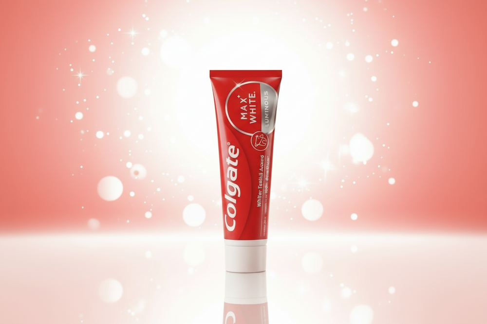 COLGATE TOOTHPASTE MAX WHITE LUMINOUS PUMP 100ML