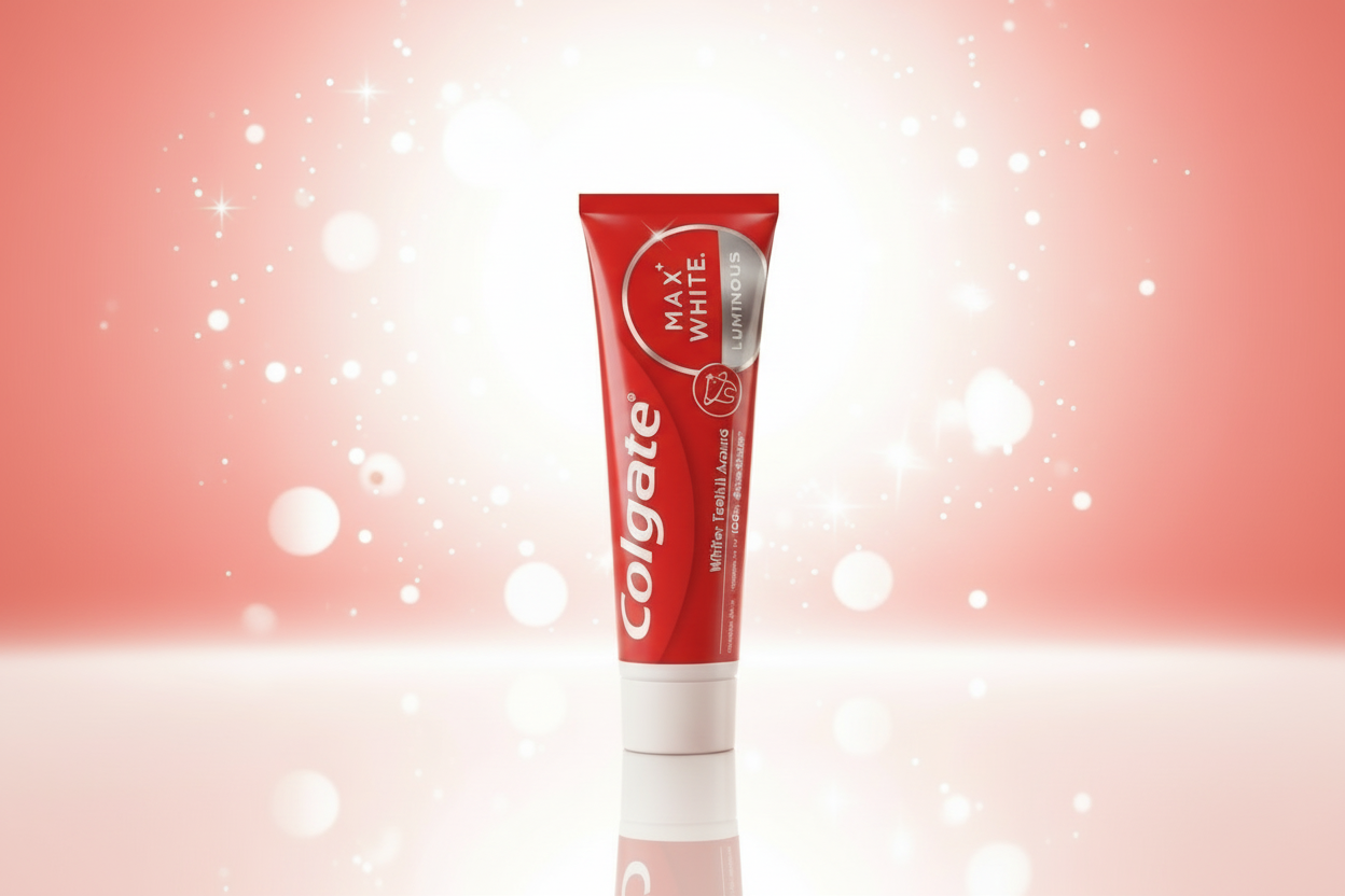 COLGATE TOOTHPASTE MAX WHITE LUMINOUS PUMP 100ML
