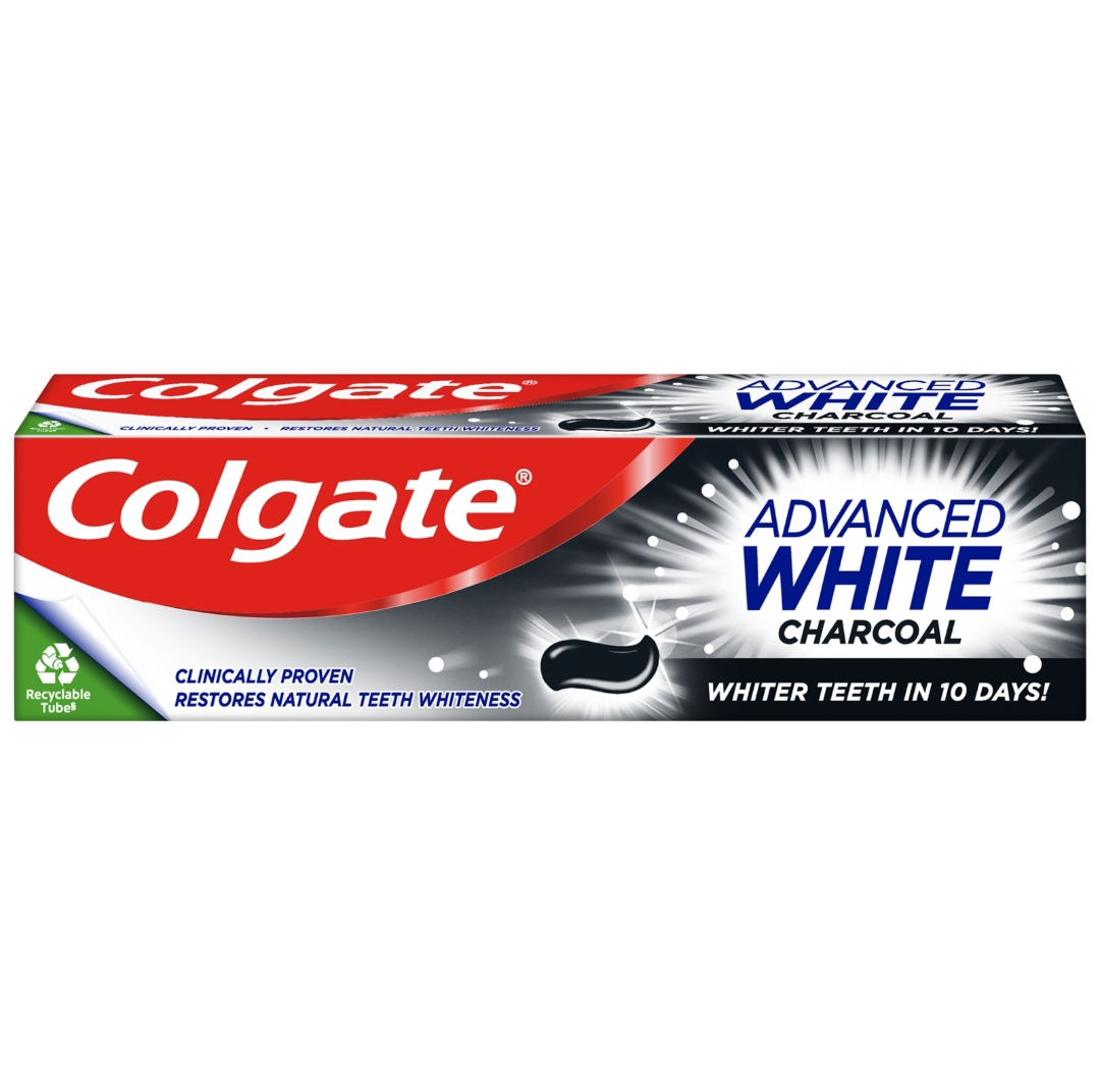 COLGATE TOOTHPASTE ADVANCED WHITE CHARCOAL  75ML