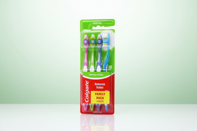 COLGATE TOOTHBRUSH PREMIER CLEAN 4pkt