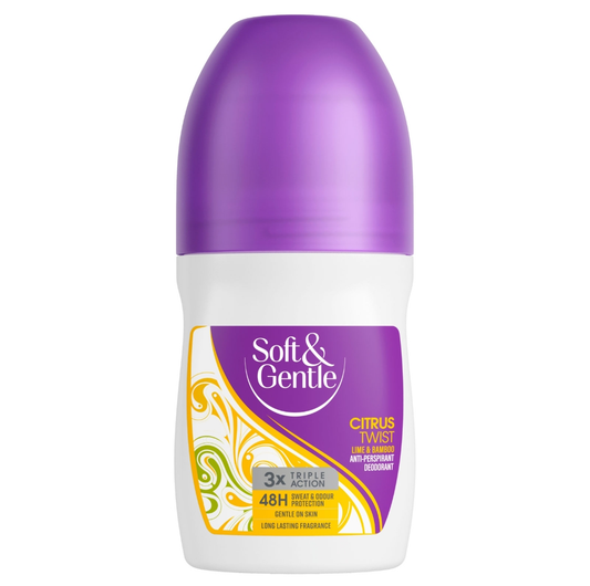 SOFT & GENTLE ROLL ON DEOD CITRUS TWIST 50ML