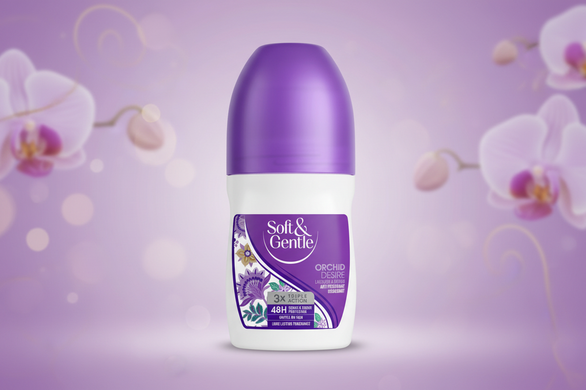 SOFT & GENTLE ROLL ON DEOD ORCHID DESIRE 50ML
