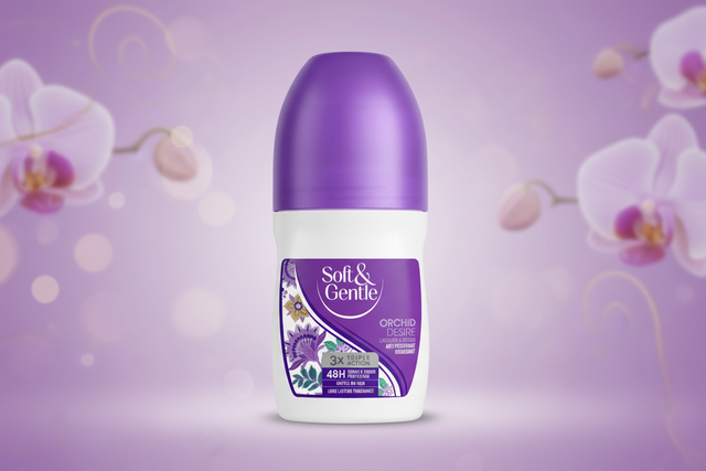 Soft & Gentle Roll on Deod Orchid Desire 50ml