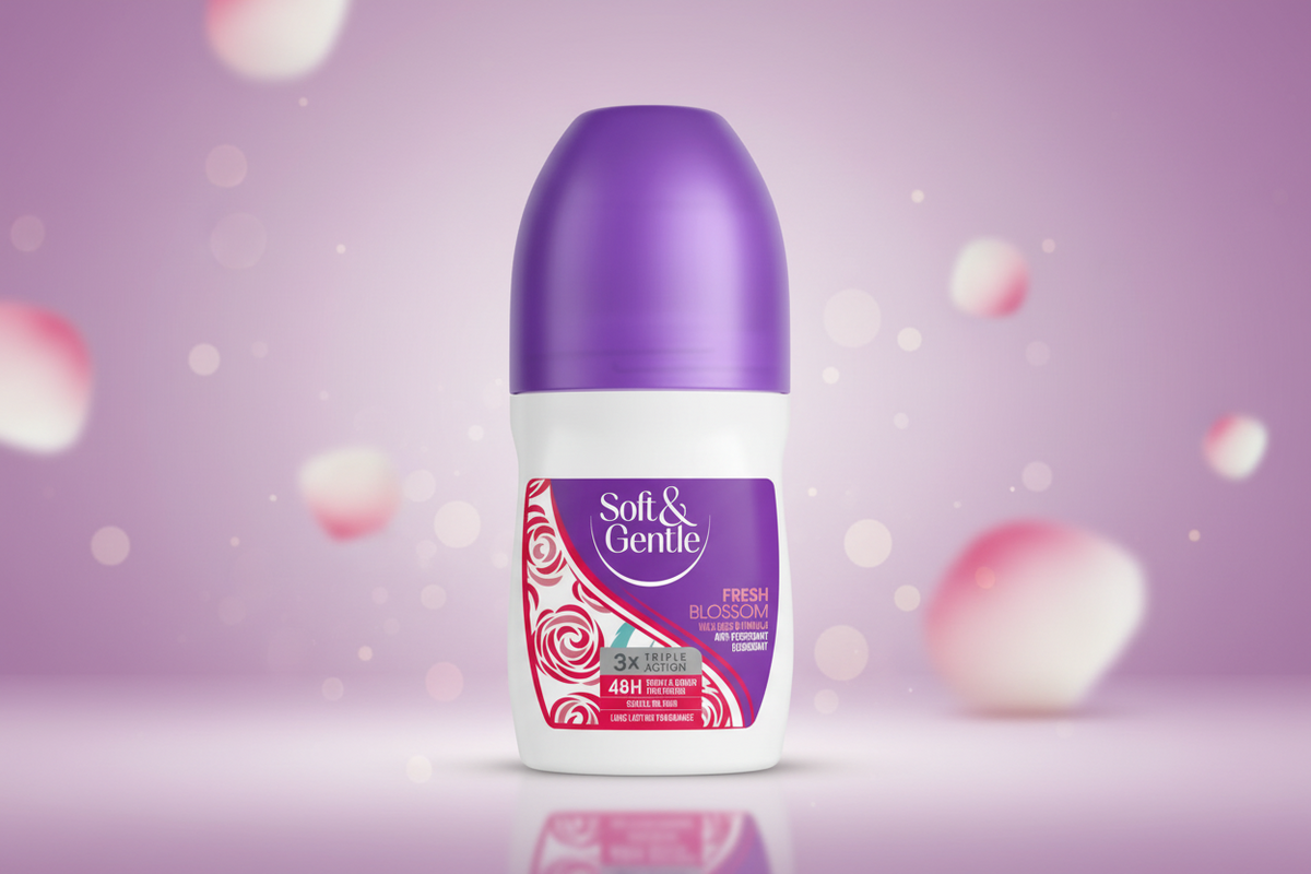 SOFT & GENTLE ROLL ON DEOD FRESH BLOSSOM 50ML