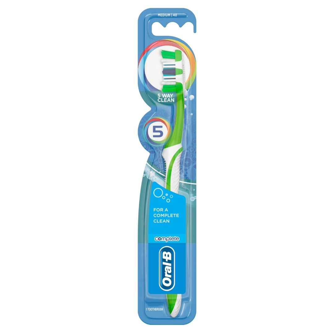 ORAL B TOOTHBRUSH COMPLETE 5 WAY CLEAN MED