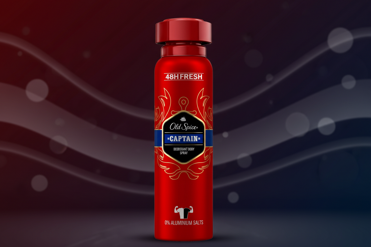 OLD SPICE DEODORANT SPRAY CAPTAIN 07/26 150ML