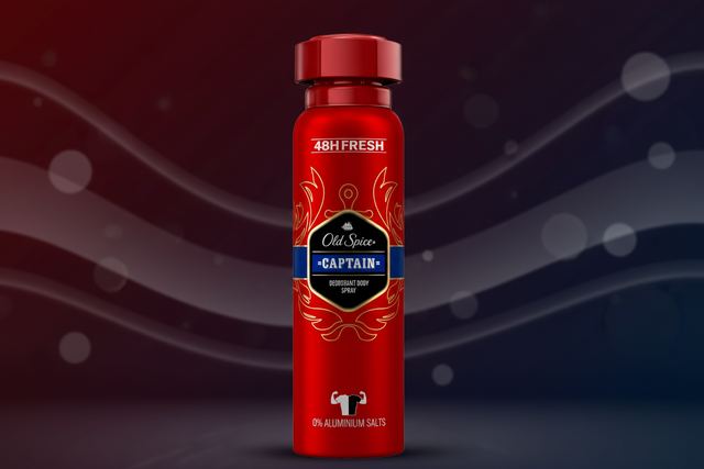 OLD SPICE DEODORANT SPRAY CAPTAIN 07/26 150ML