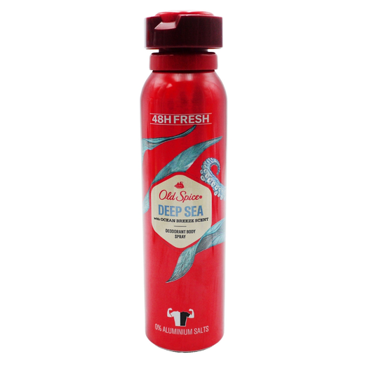 OLD SPICE DEODORANT SPRAY DEEP SEA  31/10/26 150ML