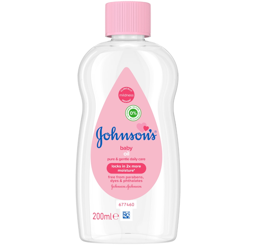 J&J BABY OIL 200ML